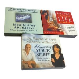 Dr Wayne Dyer Marrianne Williamson Cheryl RIchardson Motivation Audiobook Set 3